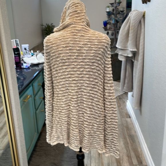 Anthropologie Moth open front sweater with hood size extra small - Picture 6 of 9